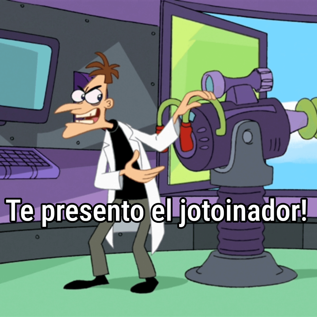 Te presento el Jotoinador - Heinz Doofenshmirtz presentando su nuevo invento: El Jotoinador